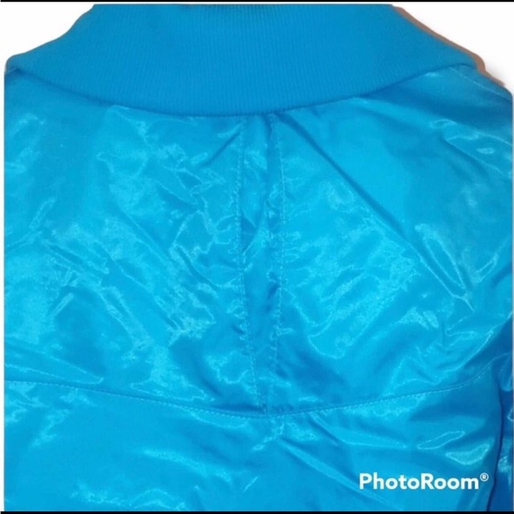 💙⛷❄️ Vintage 80s Edco Blue Winter Coat/Jacquet - Picture 5 of 7